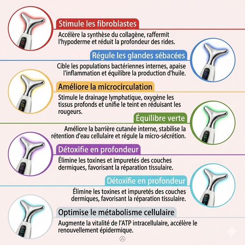 PUREGLOW CARE™ Masseur LED 7 en 1